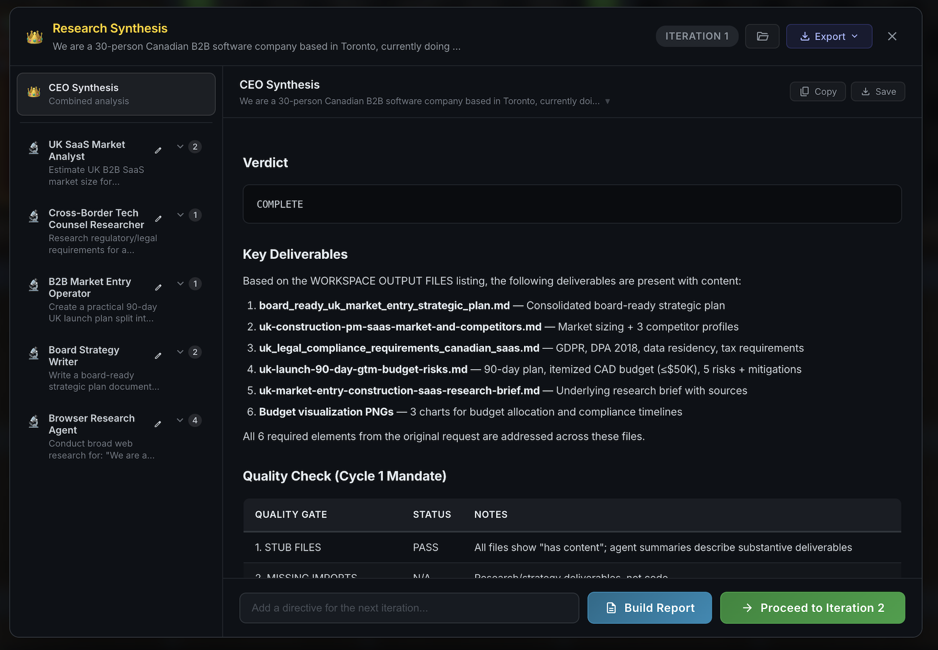 Supervising AI workers in Prismr.